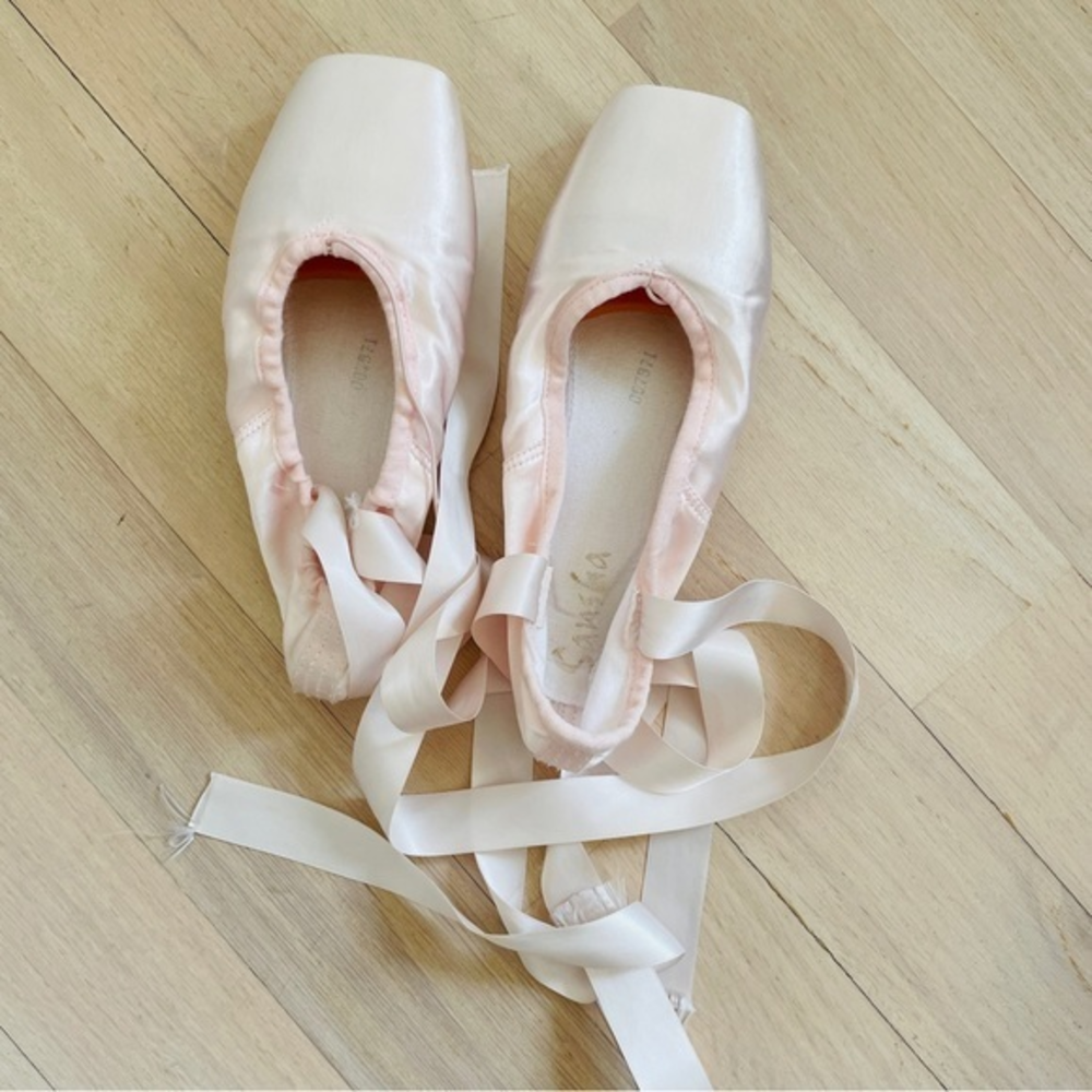 NEW SANSHA‎ Ballet Pointe Shoes, Sz 10W